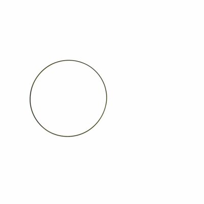 Metallring 25cm  schwarz, Glorex GLOREX