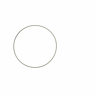 Metallring 30cm  schwarz, Glorex GLOREX