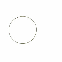 Metallring 30cm  schwarz, Glorex GLOREX