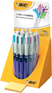 Veloflex Kugelschreiber 4 Colours GRIP Fash. Display 24St