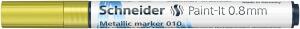 Schneider Metallicmarker Paint-It 010 0,8mm yellow metallic