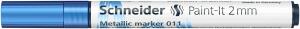 Schneider Metallicmarker Paint-It 011 2mm blue metallic