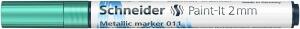 Schneider Metallicmarker Paint-It 011 2mm green metallic