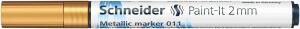 Schneider Metallicmarker Paint-It 011 2mm gold metallic