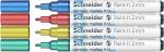 Schneider Metallicmarker Paint-It 011 2mm Karton-Etui Set2 4 Stück sortiert
