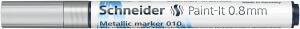 Schneider Metallicmarker Paint-It 010 0,8mm silver metallic