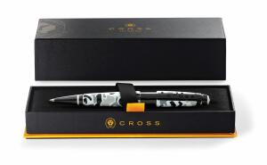 Cross Rollerball Edge Camo Schwarz/Weiß, PVD,mit Gel-Mine