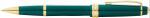 Cross Rollerball Bailey Light Grün-Lack/Gold, aus Kunststoff