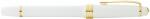 Cross Füllfederhalter Bailey Light Weiss-Lack/Gold,Kunststoff,XF-Feder