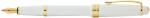 Cross Füllfederhalter Bailey Light Weiss-Lack/Gold,Kunststoff,XF-Feder
