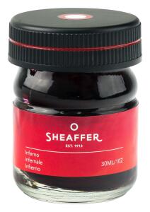 Sheaffer Tintenglas 30ml Rot Inferno