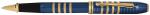 Cross Rollerball Townsend, 175 Jahre Blau-Lack mit 23 KT goldplattiert