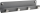 Alco Garderobenleiste Eisen satiniert Haken Edelstahl 30x6.5x7cm