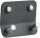 Alco Garderobenleiste Eisen satiniert Haken Edelstahl 8x2.7x7cm