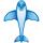 HQ Kinderdrachen Dolphin Kite 200 cm
