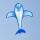 HQ Kinderdrachen Dolphin Kite 200 cm