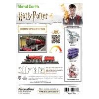 Metal Earth Harry Potter Hogwarts Express Train mit Schienen (colored)