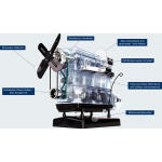Franzis 4-Zylinder-Motor 4019631671752