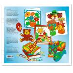 Ursus 1920099 Glanzpapier gummiert, Bastelheft mit 12...
