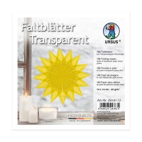 Ursus 2506112 Faltblätter aus gelbem...