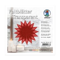 Ursus 2506122 Faltblätter aus rotem...