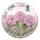 Ursus 3147526 Faltblätter Rund Uni intensiv, rosa, 100 Blatt, aus Plakatpapier, 65 g/qm, Durchmesser ca. 12 cm, durchgefärbt, ideal zum Falten von Papierblüten und blumen