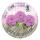 Ursus 3147562 Faltblätter Rund Uni intensiv, pink, 100 Blatt, aus Plakatpapier, 65 g/qm, Durchmesser ca. 12 cm , durchgefärbt, ideal zum Falten von Papierblüten und blumen