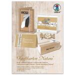 Kraftkarton Natura, mit gerippter Oberfläche, 250...