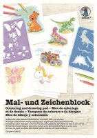 Ursus 4874000 Mal- und Zeichenblock 120 g, DIN A3, 30...