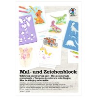 Ursus 4874600 Mal- und Zeichenblock 120 g, DIN A4, 30...