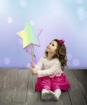 Motiv-Fotokarton"Regenbogen Pastell" 68 cm x...