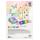 Ursus 7900099 - Bastelset, farbenfroher Materialmix in schönen Regenbogen-Farben, mit Bastelpapier, Faltblättern, Stanzteilen und Klebepads, bunt