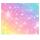 Ursus 7900099 - Bastelset, farbenfroher Materialmix in schönen Regenbogen-Farben, mit Bastelpapier, Faltblättern, Stanzteilen und Klebepads, bunt