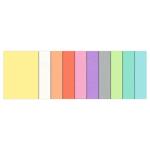 Ursus 8850099 - Moosgummi-Platten "Pastell", 2 mm dick, ca. 20 x 30 cm, 10 Schaumstoff-Platten sortiert in 10 Farben, knickfest, wasserfest und flexibel, ideal für kreatives Basteln