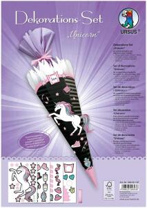 Ursus DEKO-SET SCHULTÜTE EASY LINE "UNICORN"