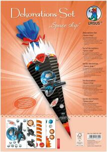Ursus DEKO-SET SCHULTÜTE EASY LINE "SPACE SHIP"