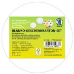 Ursus 17780099F Geschenkkartonset mini rund, blanko, 3 Kartons sortiert in 3 Größen, weiß, 12 x 12 x 5 cm