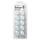 Ursus 18610000 - LED Deko Lichter, 10 Stück, Leuchtdauer ca. 12 Stunden, warmweißes Licht, wasserdicht, inklusive Batterien und Klebepads, ideal als Dekolicht, für Laternen und als Ersatz für Kerzen