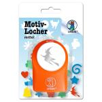 Ursus 19520024 Motivlocher mittel, Hexe, aus orangenem...