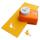 Ursus 19520024 Motivlocher mittel, Hexe, aus orangenem Kunststoff mit Metallstanze, Durchmesser ca. 25,4 mm, für Papierqualitäten von 160-220 g/qm, mit Druckknopffunktion für eine einfache Handhabung