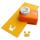 Ursus Motivlocher mittel, Krebs, aus orangenem Kunststoff mit Metallstanze, Durchmesser Circa 25,4 mm, für Papierqualitäten von 160-220 g/qm, mit Druckknopffunktion für eine einfache Handhabung