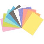 Ursus 20230099 - Bastel-Filz "Pastell", 150 g/qm, ca. 20 x 30 cm, 10 Bogen Filzstoff sortiert in 10 Farben, ideal für kreatives Basteln