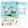 Ursus 21350099F - Hexentreppen-Bastelset, Material für 10 Tiere, Fotokarton, Wellpappe und Papierstreifen, Jungen und Mädchen