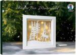 Ursus 21510001F Shadow Boxes Winterwald, ca. 19 x 19 x 4...
