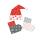Ursus 38075599F Faltblätter Nordic Christmas, ca. 15 x 15 cm, 120 Blatt quadratisches Faltpapier mit 10 verschiedenen weihnachtlichen Motiven, beidseitig Bedruckt, bunt