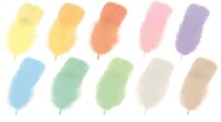 Ursus 39640099 Flauschfedern Pastell, ca. 10-15 cm lang,...