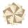 Ursus 41256101 Indian Colours Beige, mit 10 Naturpapier und 5 Blatt Packpapier, gerippt, einseitig Bedruckt, mit Metall-Effekt und Glitter veredelt