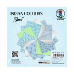 Ursus 41256102 Indian Colours Blue, mit 10 Naturpapier...