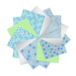Ursus 41256102 Indian Colours Blue, mit 10 Naturpapier...