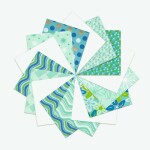 Ursus 41256103 Indian Colours Aqua, mit 10 Naturpapier...
